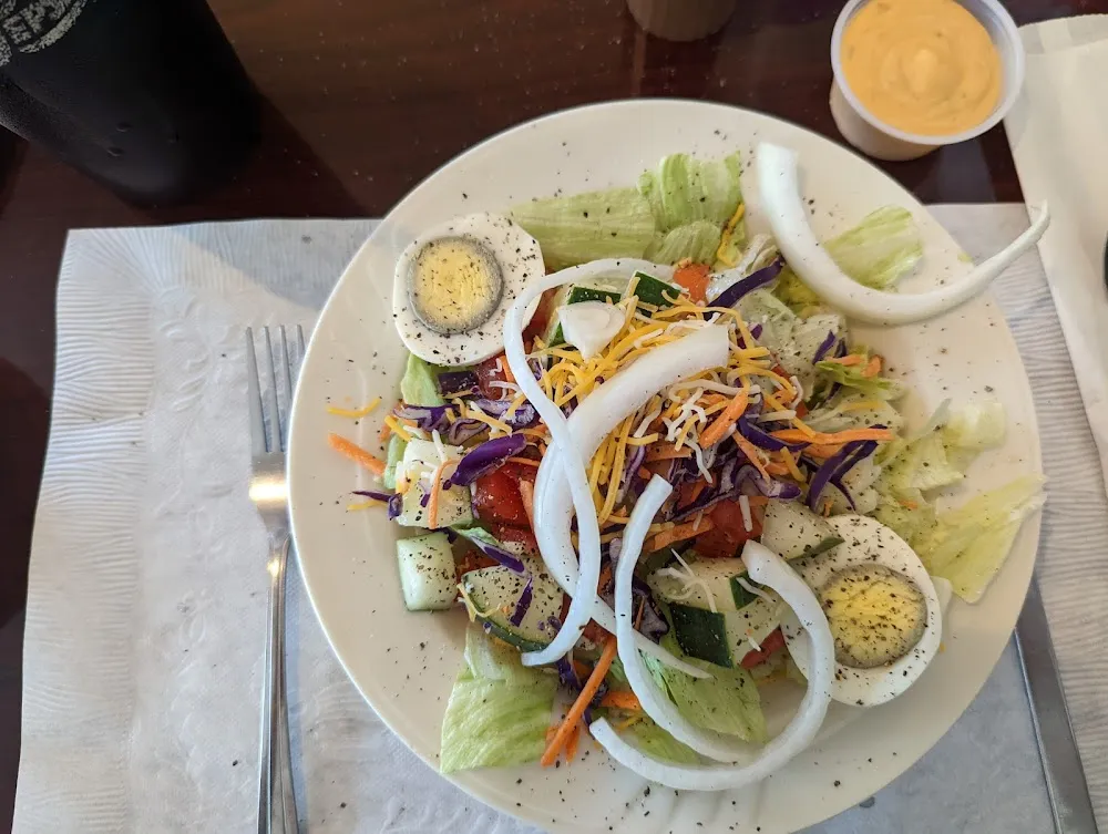 Side Salad with Added Boiled Egg